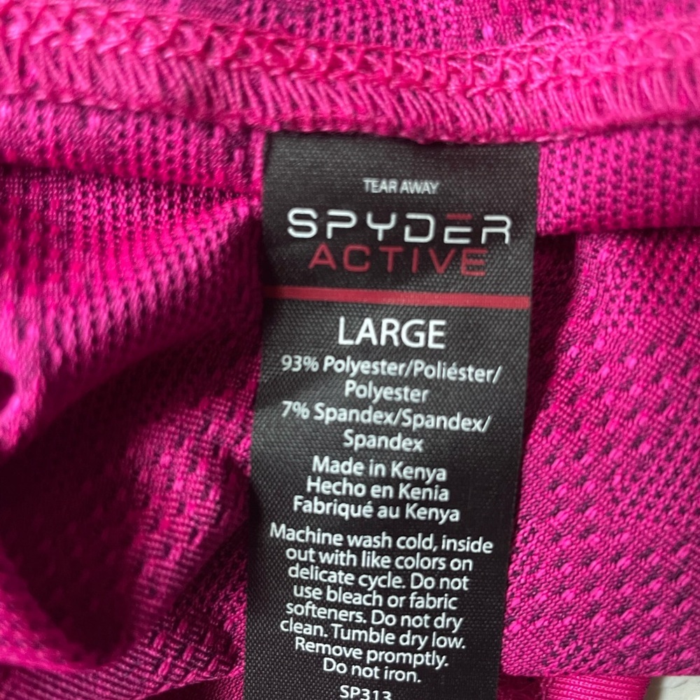 NWT Spyder Women's Pink Camo Active Large Racerback Tank Top - Picture 6 of 7